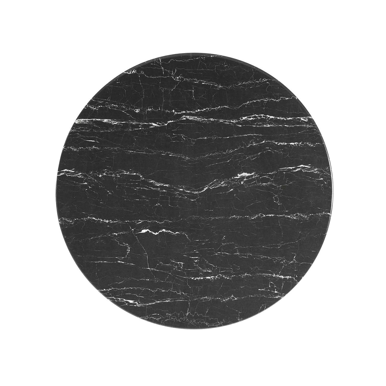 Modway Lippa Dining Table, 36", Black Black